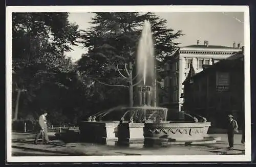 AK Bolzano, Piazza Garibaldi e Fontana delle Rane