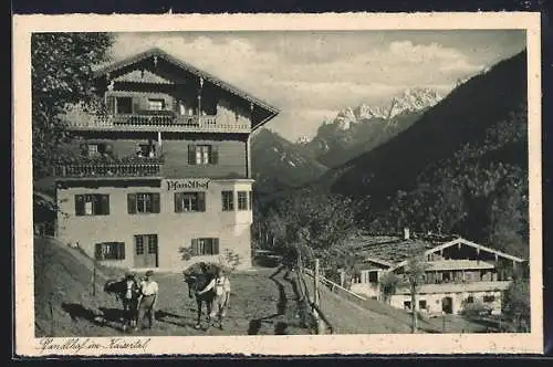 AK Kufstein, Gasthaus Pfandlhof im Kaiserthal