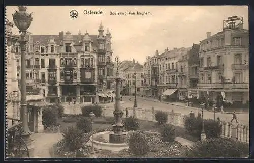 AK Ostende, boulevard Van Iseghem