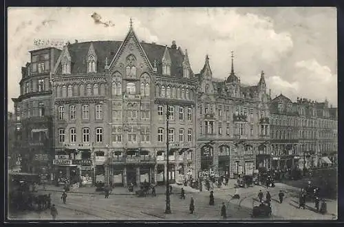 AK Hannover, Wiener Café und Bahnhofstrasse