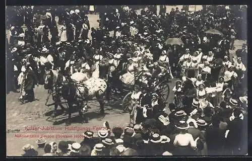 AK Wien, Kaiser-Jubiläums Huldigungs-Festzug 1908, Nationalitäten-Gruppe