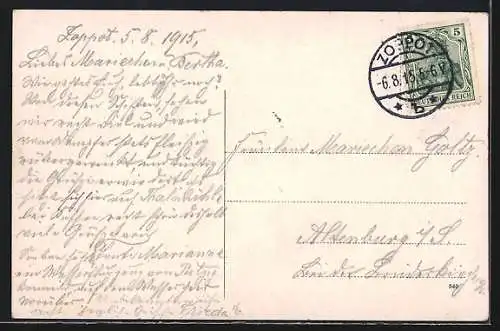 AK Kanone auf Kriegsschiff S. M. S. Lothringen