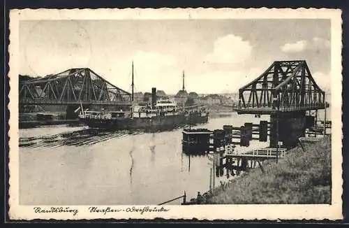 AK Rendsburg, Strassen-Drehbrücke