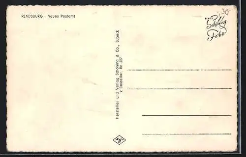 AK Rendsburg, Neues Postamt