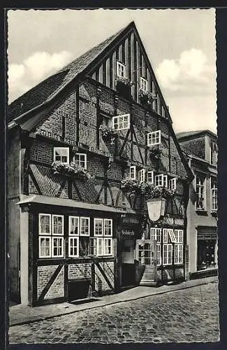 AK Rendsburg, Hotel zum Landsknecht, Bes. Walter Rohde