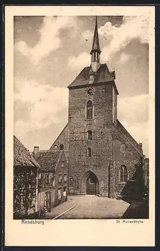 AK Rendsburg, St. Marienkirche