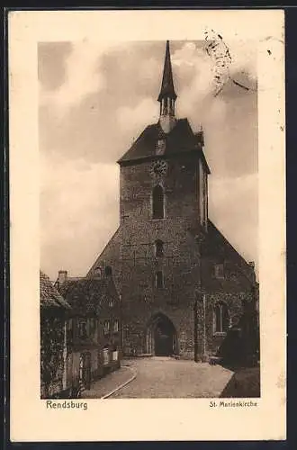 AK Rendsburg, St. Marienkirche