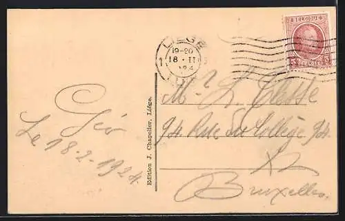 AK Liége, La Chartreuse, entrée