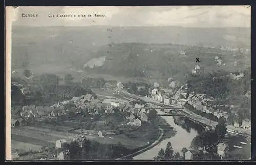 AK Esneux, Vue d`ensemble prise de Hamay