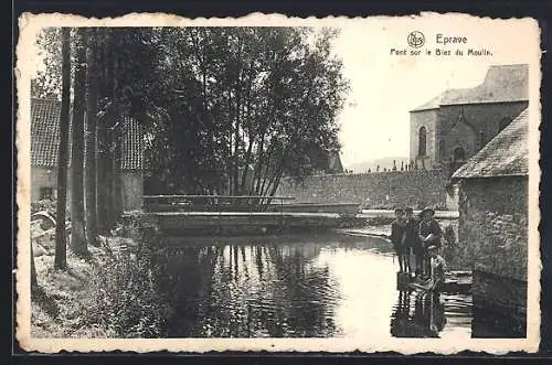 AK Eprave, Pont sur le Blez du Moulin