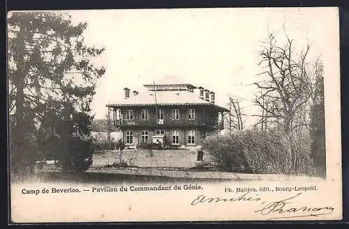 AK Camp de Beverloo, Pavillon du Commandant du Génie