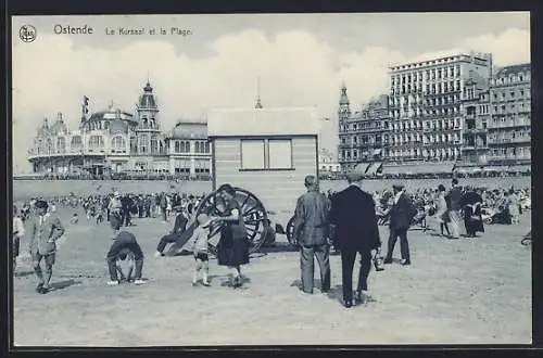 AK Ostende, Le Kursaal et la Plage