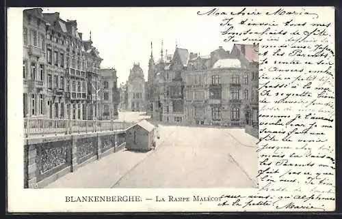 AK Blankenberghe, La Rampe Malécot