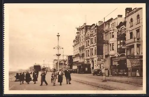 AK Mariakerke, Ostende, Hôtel Albertus, Digue de Mer Middelkerke