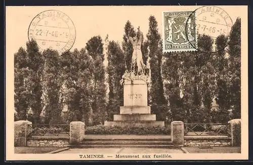 AK Tamines, Monument aux fusillés