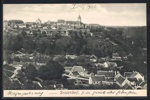 AK Drosendorf, Panorama des Ortes