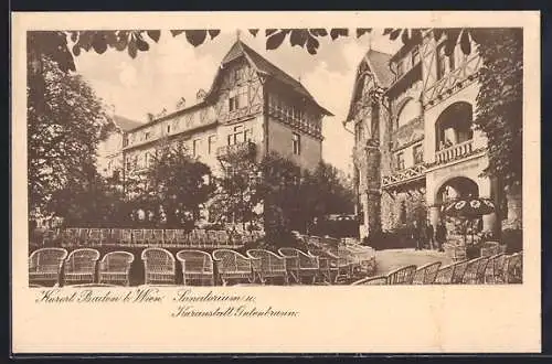 AK Baden, Sanatorium & Kuranstalt Gutenbrunn