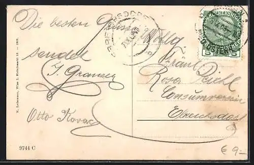 AK Baden, Josefsplatz, Villa Erzherzog Eugen, Schwefelbad, Strassenbahn, Kurhaus, Rauhenstein