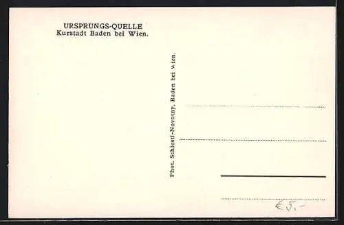 AK Baden, Die Ursprung-Quelle