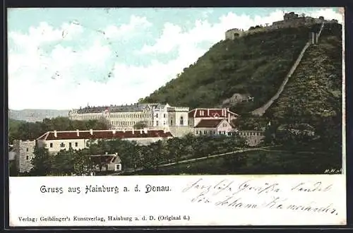 AK Hainburg, an der K. und K. Kadettenschule