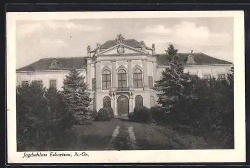 AK Eckartsau, Aussenansicht vom Jagdschloss