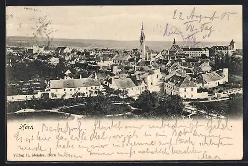 AK Horn, Ortsansicht mit der Kirche