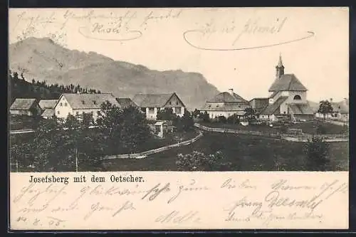 AK Josefsberg, Ortsansicht mit dem Oetscher