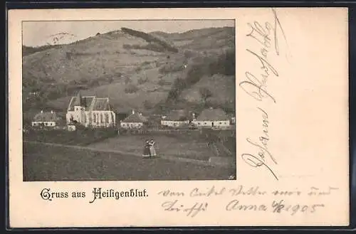 AK Raxendorf, Heiligenblut, Ortsansicht