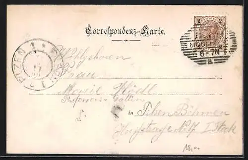 AK Hinterbrühl, Höldrichsmühle um 1900