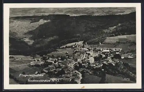 AK Hochneukirchen, Totalansicht vom Flugzeug aus