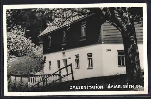 AK Himmelreich, Jausenstation Himmelreich / Gaststätte Michael Auer im Frühling