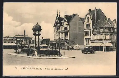 AK Malo-les-Bains, Place du Kursaal