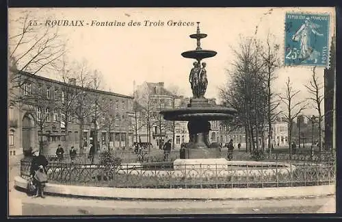 AK Roubaix, Fontaine des Trois Grâces