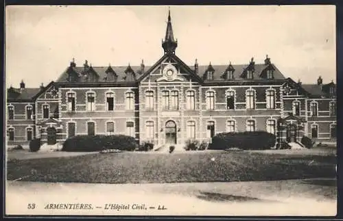 AK Armentières, L`Hôpital Civil