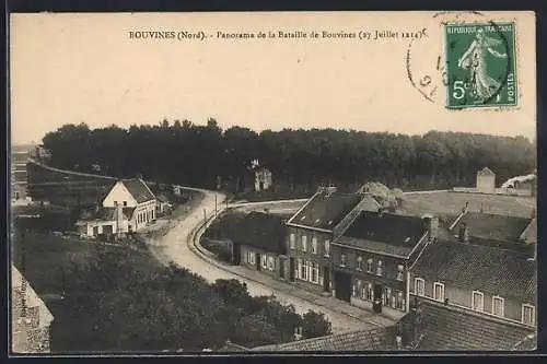 AK Bouvines, Panorama de la Bataille de Bouvines