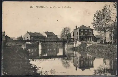 AK Jeumont, Le Pont sur la Sambre