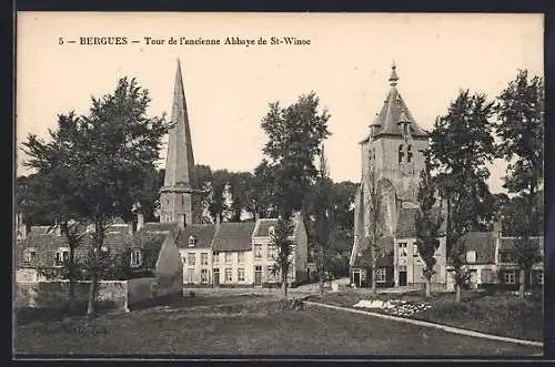 AK Bergues, Tour de l`ancienne Abbaye de St-Winoc