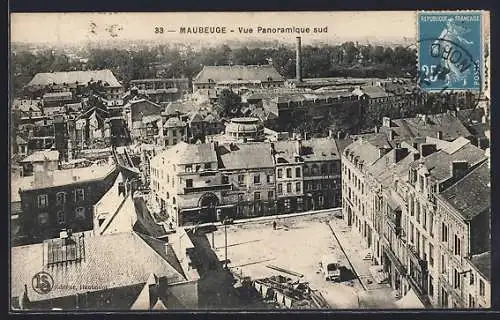 AK Maubeuge, Vue Panoramique sud