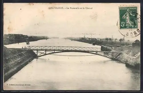 AK Gravelines, La Passerelle et le Chenal