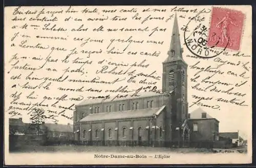 AK Notre-Dame-au-Bois, L`Église