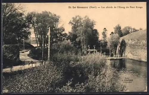 AK Le Quesnoy, Les abords de l`Étang du Pont Rouge