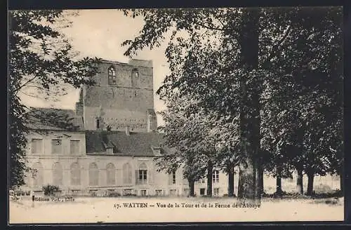 AK Watten, Vue de la Tour et de la Ferme de l`Abbaye