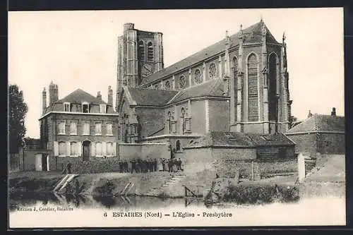 AK Estaires, L`Église et le Presbytère