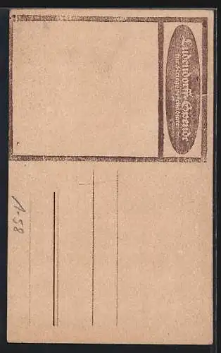 AK Erich Ludendorff, Portrait in Uniform und mit Eisernem Kreuz