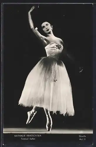 AK Nathalie Krassovska, Festival Ballet, Portrait in Giselle