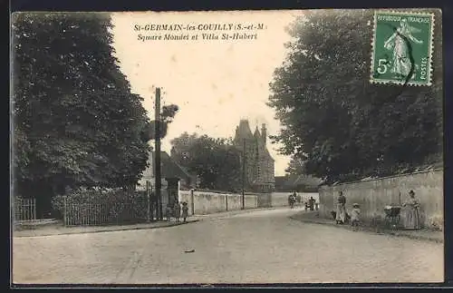 AK Saint-Germain-lès-Couilly, Square Mondet et Villa St-Hubert