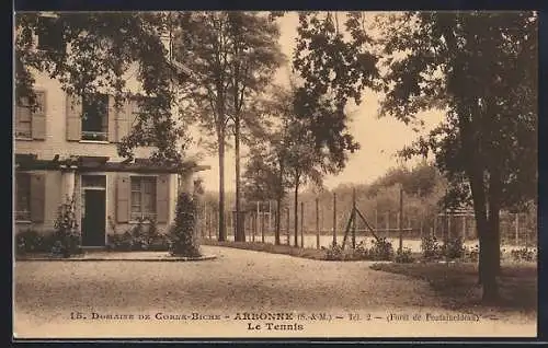 AK Arbonne, Domaine de Corne-Biche, Le Tennis