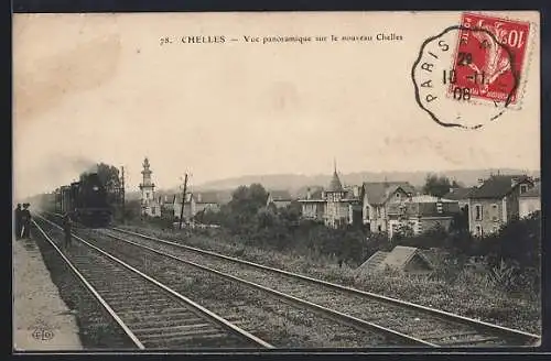 AK Chelles, Vue panoramique sur le nouveau Chelles