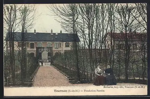 AK Tournan, Fondation Pereire et promenade bordée d`arbres