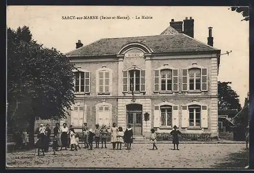 AK Saacy-sur-Marne, La Mairie